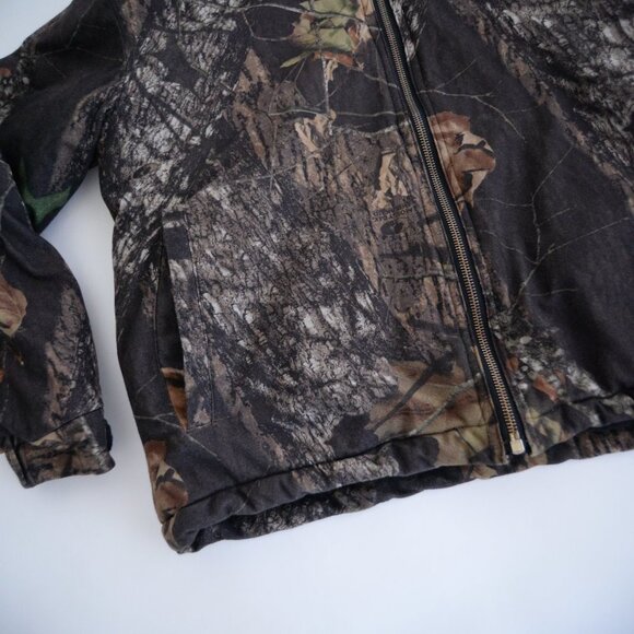 Vintage Guide Series Green Camo Hunting  Outdoor Carhartt Style Jacket - Picture 7 of 11